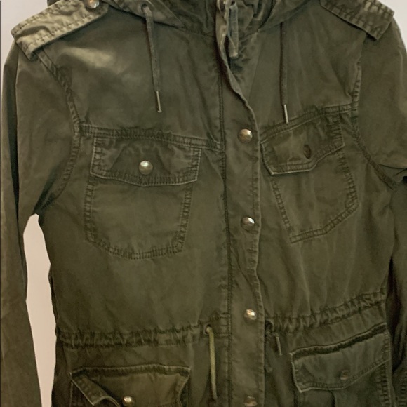 Talula Cargo Army Green Jacket - SZ small - Picture 3 of 9